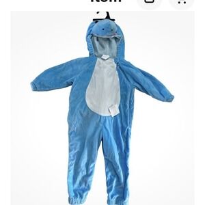 NWT Hyde & EEK! Boutique - Toddler Shark Halloween Costume Jumpsuit 18-24 months